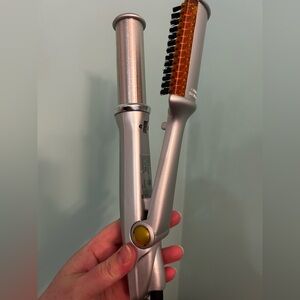 Curling Brush Rolling Barrel Iron Hair Curler Straightener Tool Styling Care